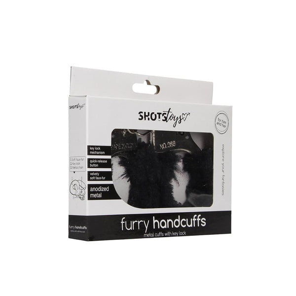 Shots - Shots Toys | Furry Handcuffs - Black