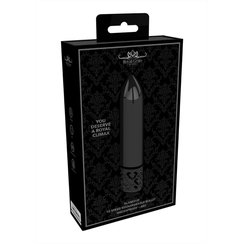 Shots - Royal Gems | Glamour - Rechargeable ABS Bullet - Gunmetal