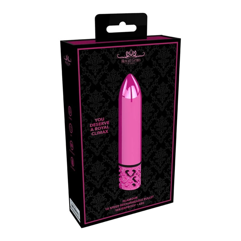 Shots - Royal Gems | Glamour - Rechargeable ABS Bullet - Pink