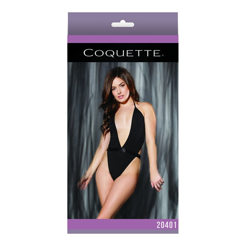 Coquette (All) | Halter Teddy - Black - OS
