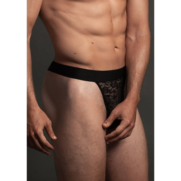Allure (All),Allure - Luca | Lace Thong - Black