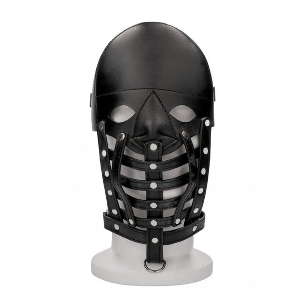 Shots - Ouch! Pain | Leather Male Mask - Black