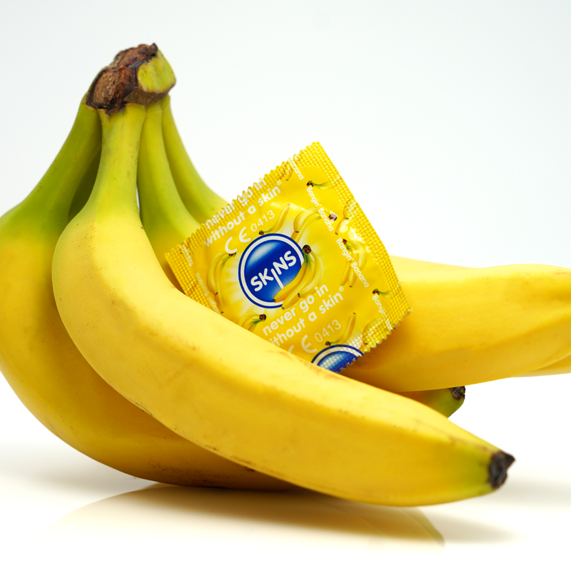 Skins Condoms Banana 4 Pack