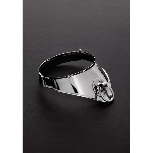 Shots - Steel | Locking Cleopatra Collar with Ring (13.5)