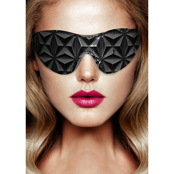 Shots - Ouch! Luxury | Luxury Eye Mask - Black