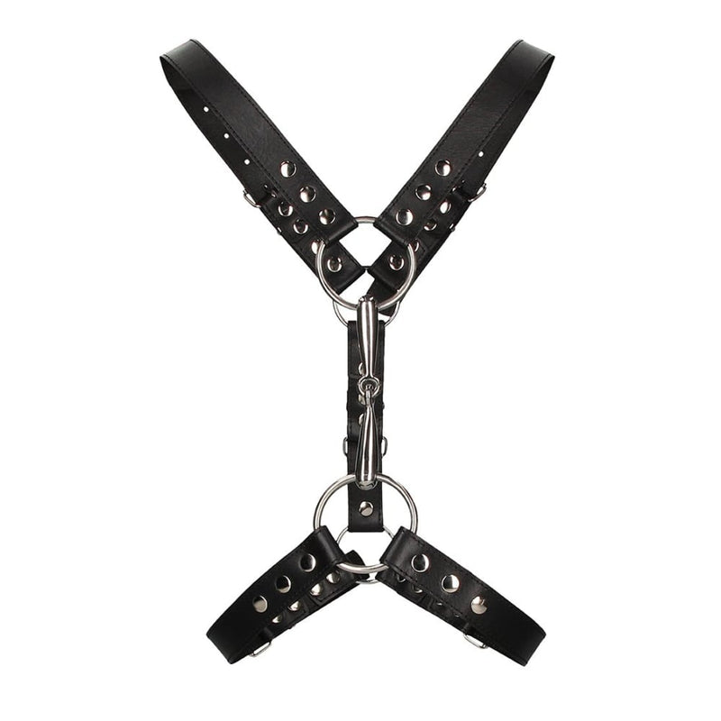 Shots - Ouch! Uomo | Men’s Harness With Metal Bit - Black