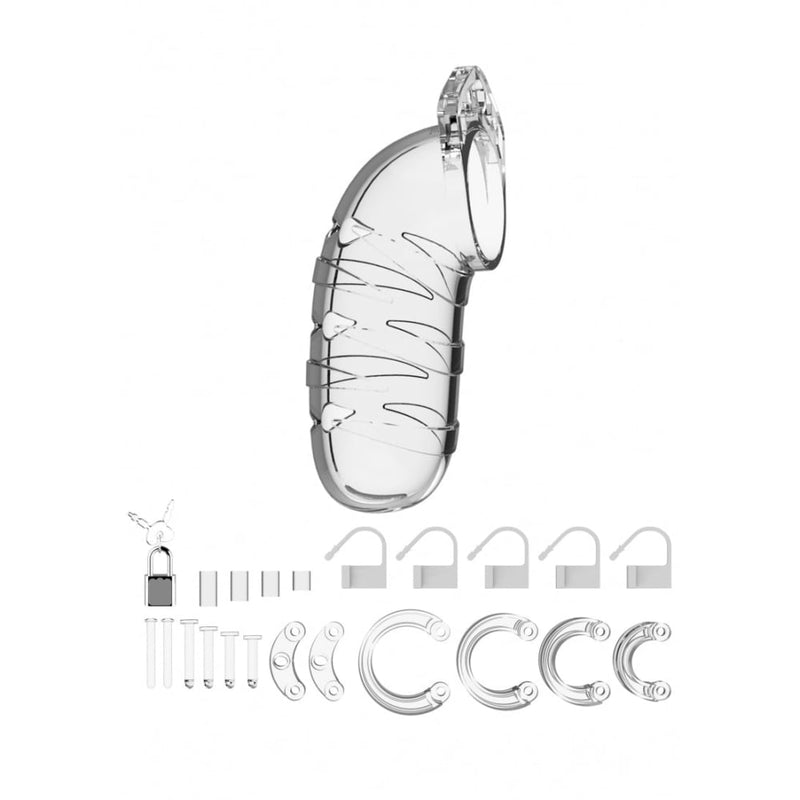 Shots - ManCage | Model 05 - Chastity - 5.5 - Cock Cage - Transparent