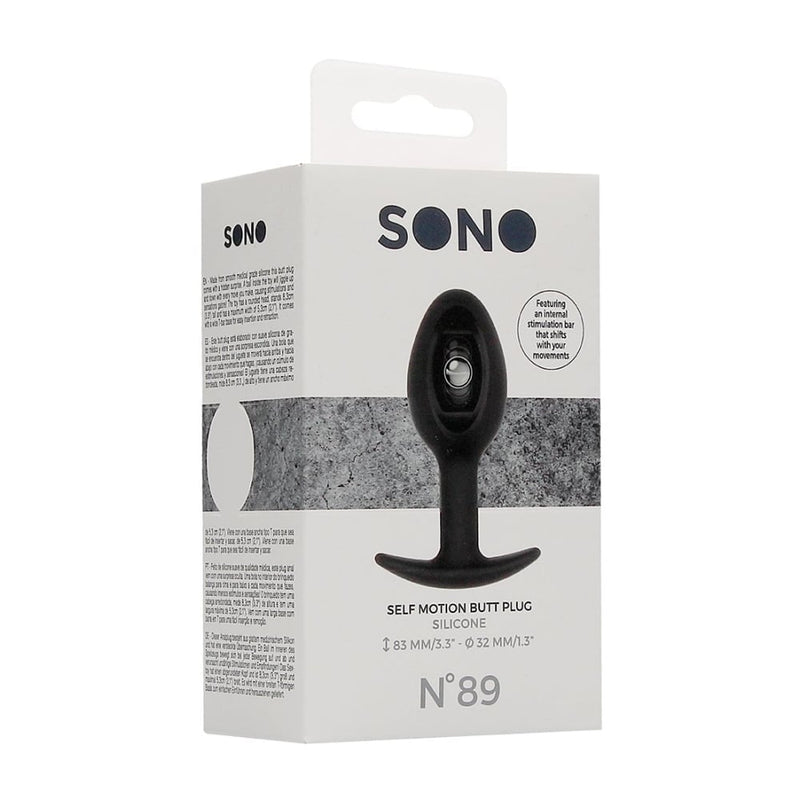 Shots - Sono | N0. 89 - Self Penetrating Butt Plug - Black