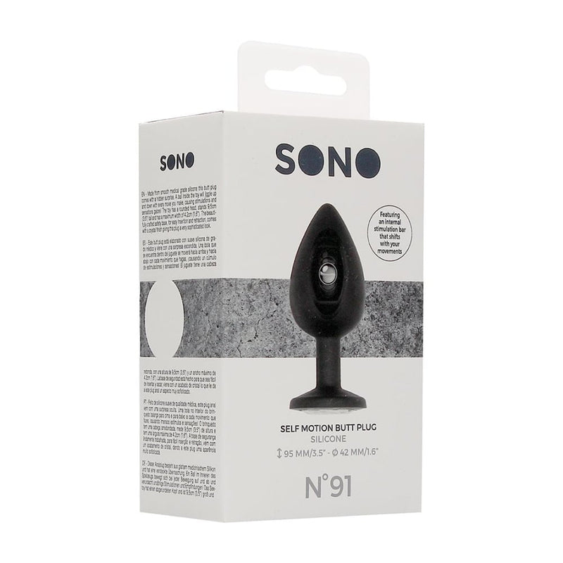Shots - Sono | N0. 91 - Self Penetrating Butt Plug - Black