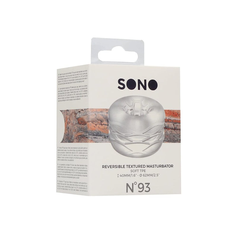 Shots - Sono | N0. 93 - Reversible Masturbator and Bumper - Transparent