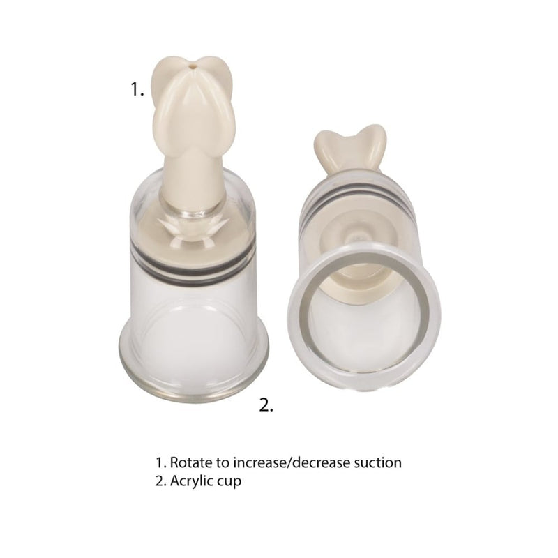 Shots - Pumped | Nipple Suction Set Medium - Transparent