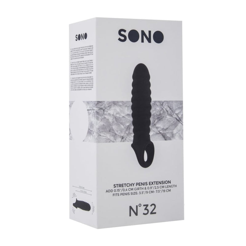 Shots - Sono | No.32 - Stretchy Penis Extension - Black