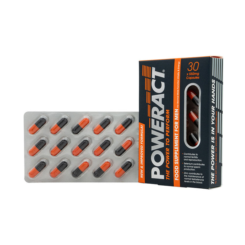 Poweract Pills - 30 Pack