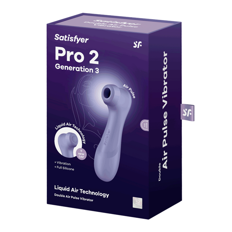 Satisyfer Pro 2 – Generation 3 With Liquid Air Technology Lilac