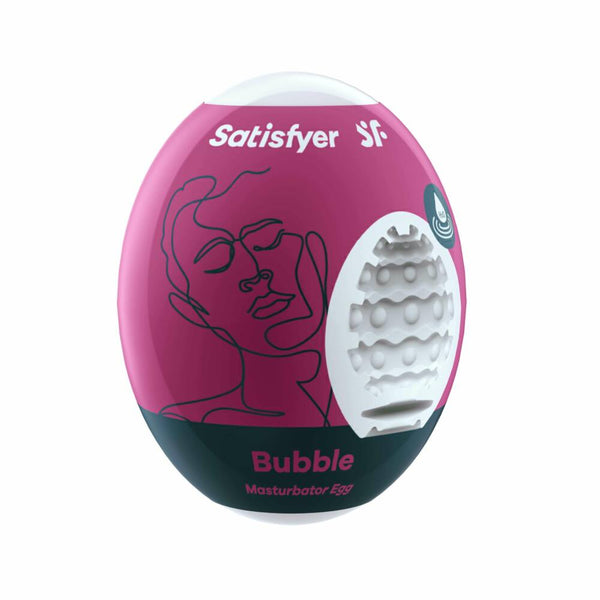 Satisfyer Masturbator Egg Single (Bubble) - Violet
