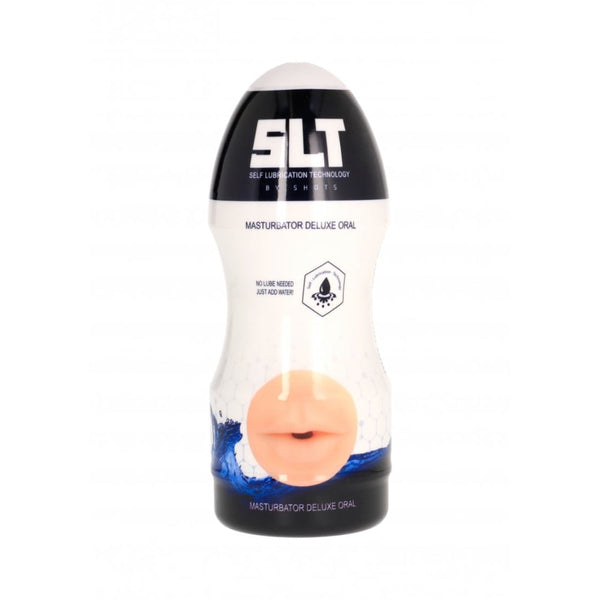 Shots - SLT | Self Lubrication Masturbator Deluxe Oral - Flesh