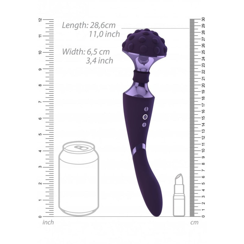 Shots - VIVE | Shiatsu - Bendable Massager Wand - Purple