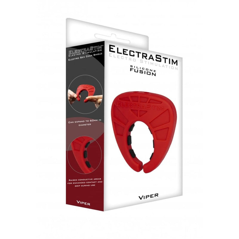 ElectraStim | Silicone Fusion Viper Cock Shield - Red