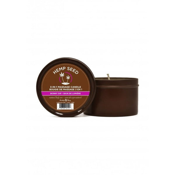 Earthly body | Skinny Dip Massage Candle with Cotton Candy and Vanilla Fragranc