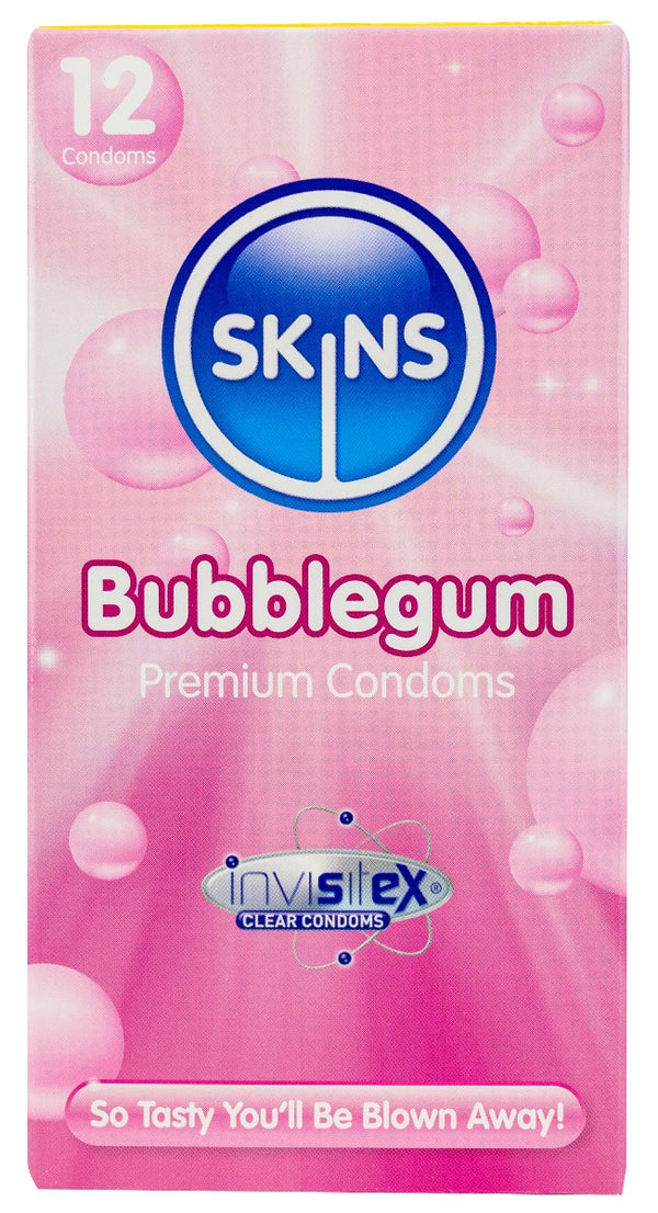 Skins Condoms Bubblegum 12 Pack - International 1