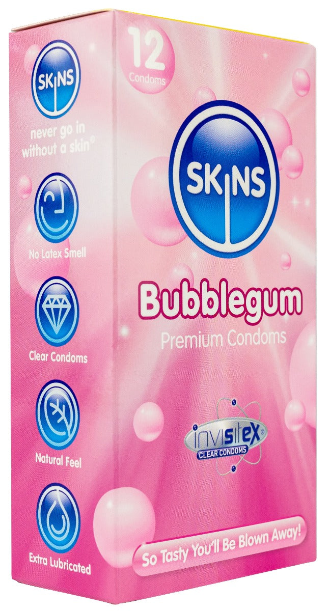 Skins Condoms Bubblegum 12 Pack - International 1