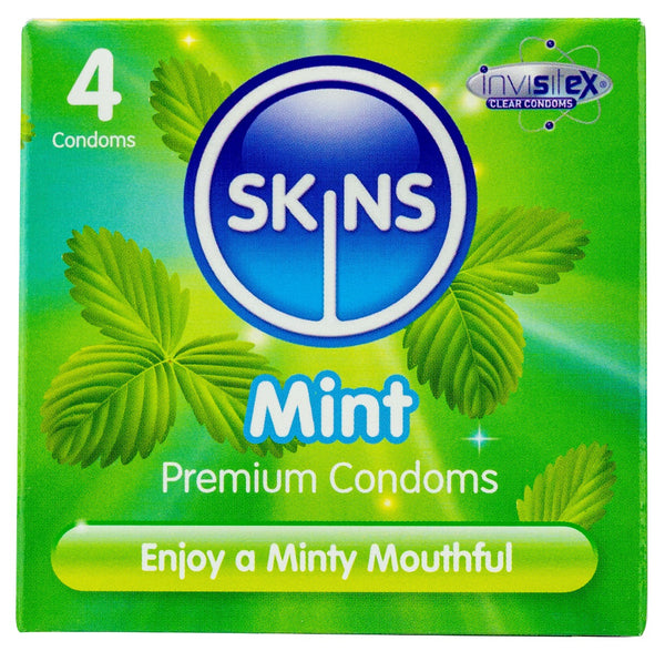 Skins Condoms Mint 4 Pack - International 1