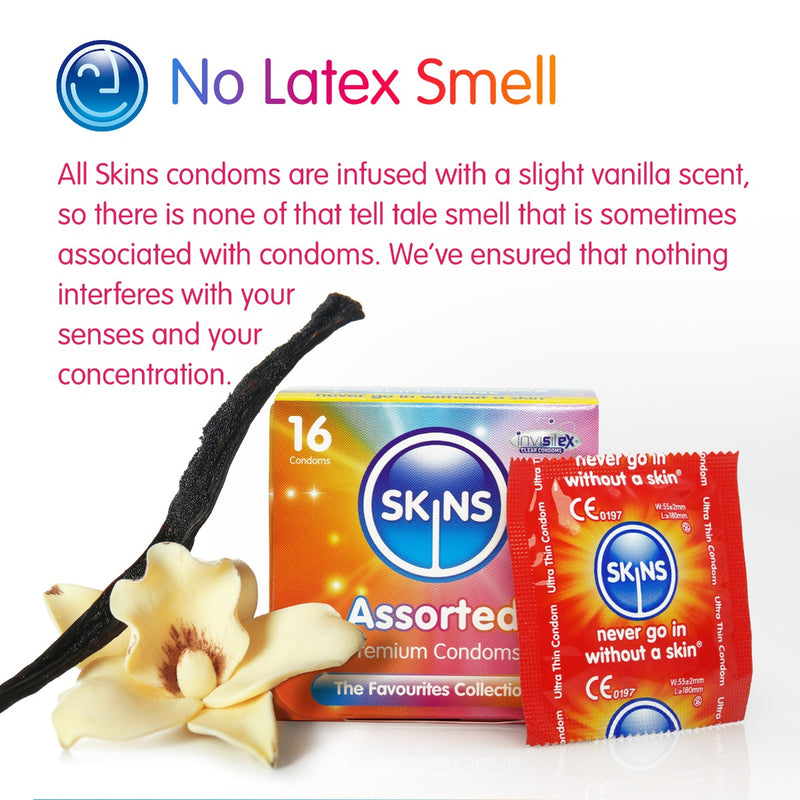 Skins Condoms Assorted Cube 16 Pack - D&R  NAT  UT