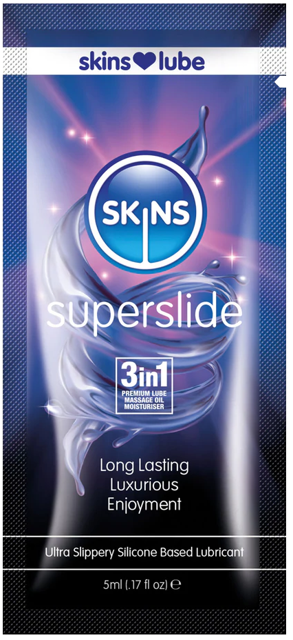 Skins Super Slide Silicone Based Lubricant - 5ml Foil