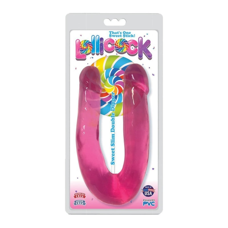 Curve Toys | Sweet Slim Double Dipper Dildo - Pink