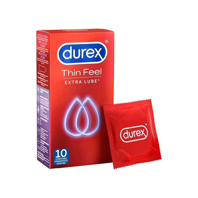 Durex | Thin Feel Extra Lube - 10 condoms