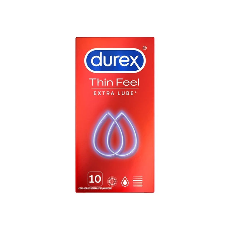Durex | Thin Feel Extra Lube - 10 condoms
