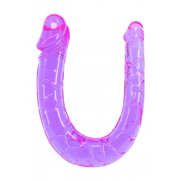 Seven Creations | Twin Head Jelly Penis Dong - Purple