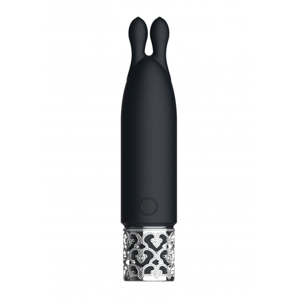 Shots - Royal Gems | Twinkle - Rechargeable Silicone Bullet - Black