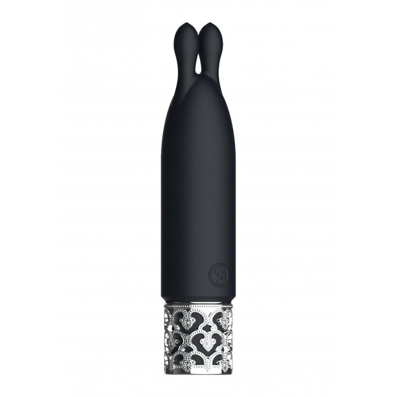Shots - Royal Gems | Twinkle - Rechargeable Silicone Bullet - Black