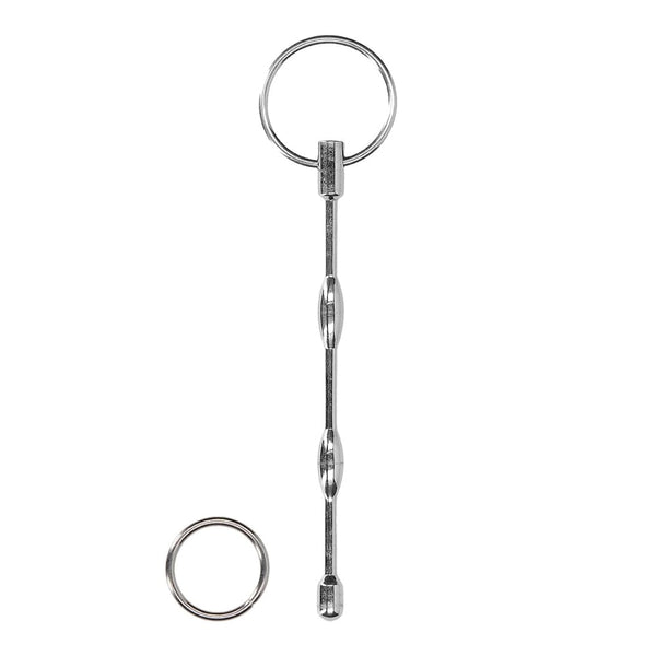 Shots - Ouch! Urethral Sounding | Urethral Sounding - Ribbed Plug With Ring