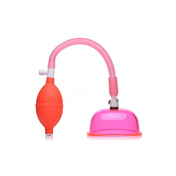XR Brands - Size Matters | Vaginal Pump with 5 Inch Large Cup - Pink