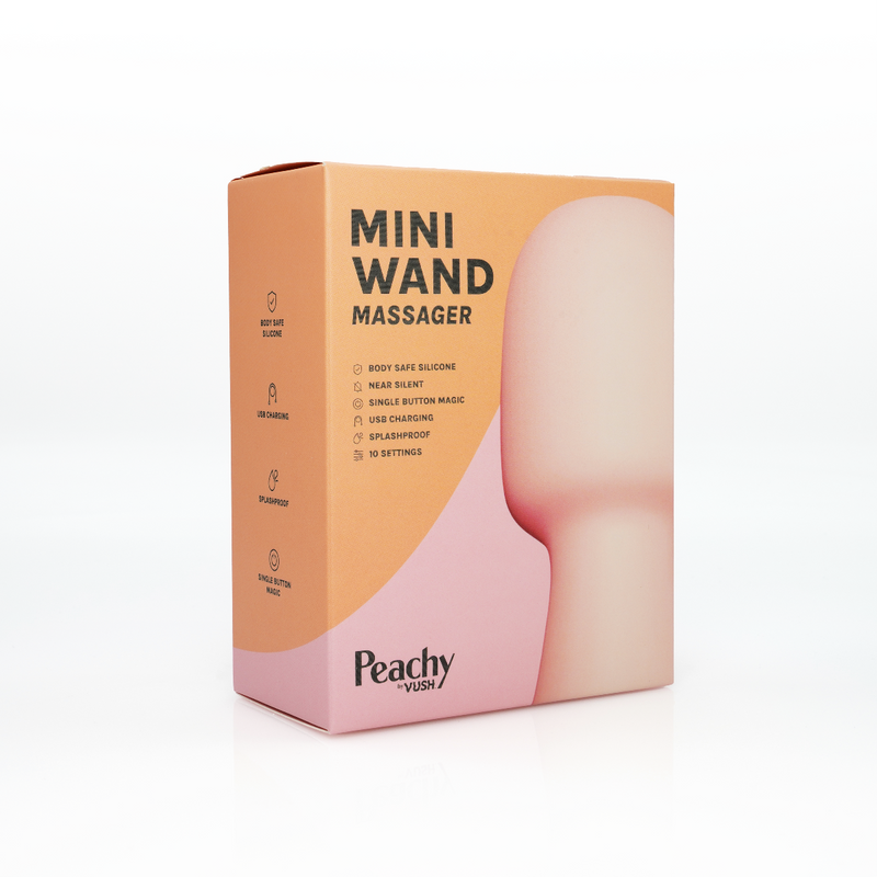 Vush - Peachy Mini Wand Massager