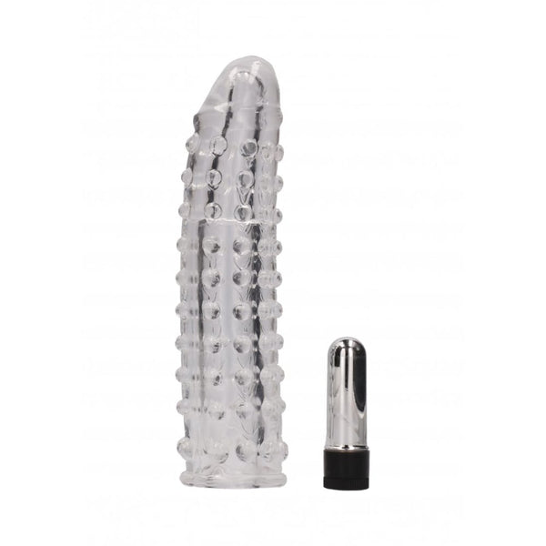 Seven Creations | Vibrating Penis Extension Sleeve - Transparent