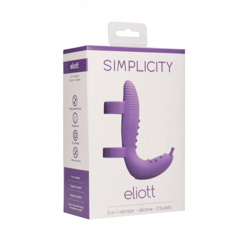 Shots - Simplicity | Vibrator Extension Set - Eliott - Purple