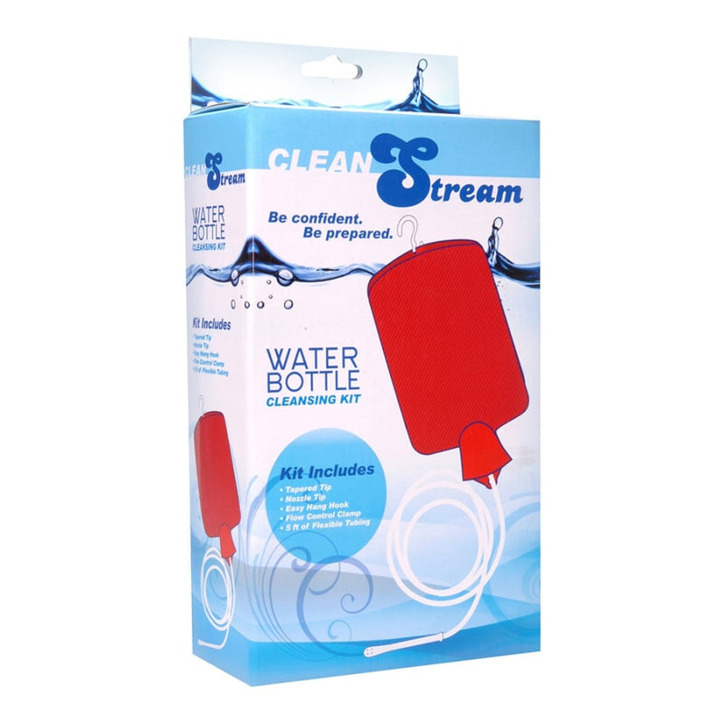XR Brands (all),XR Brands - Clean Stream | Water Bottle Douche Kit - Red