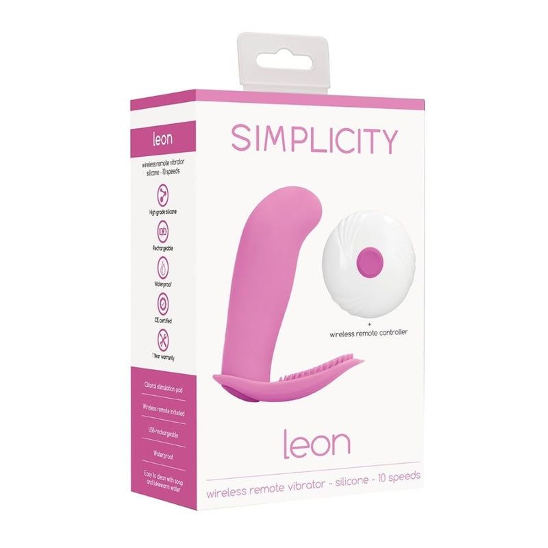 Shots - Simplicity | Wireless Remote Vibrator - Leon - Pink